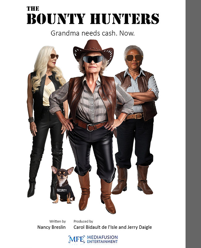 Poster for The Bounty Hunters screenplay.
